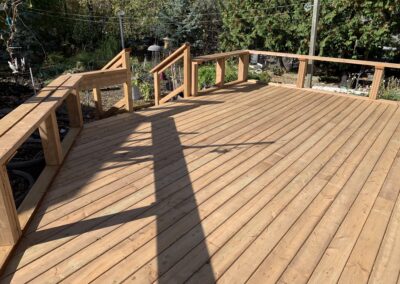 Image of a renovated deck