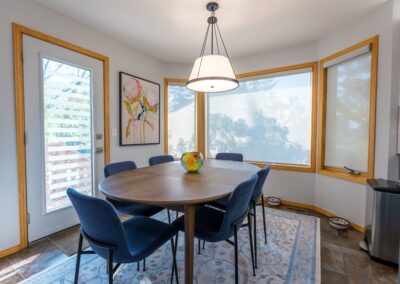 An image of a renovated dining room.
