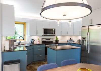 An image of a modern kitchen renovation.