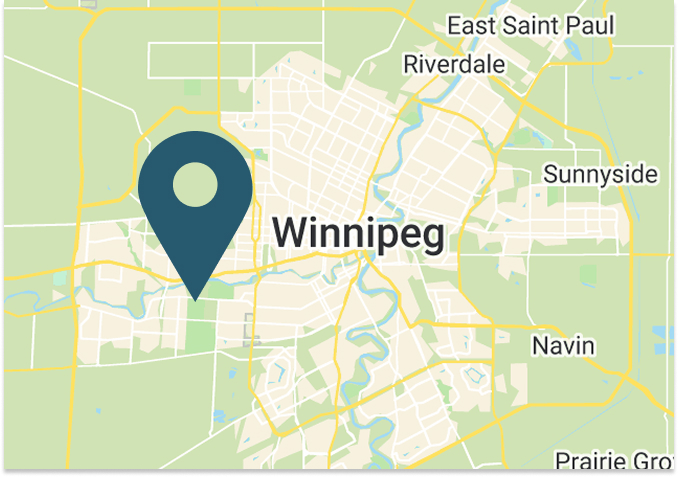 map Map of Winnipeg